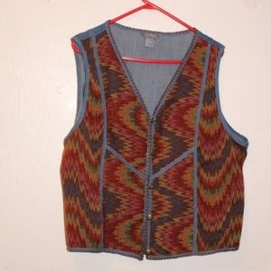 FINAL PRICE -   City Blues by Koret Southwest Style Vest